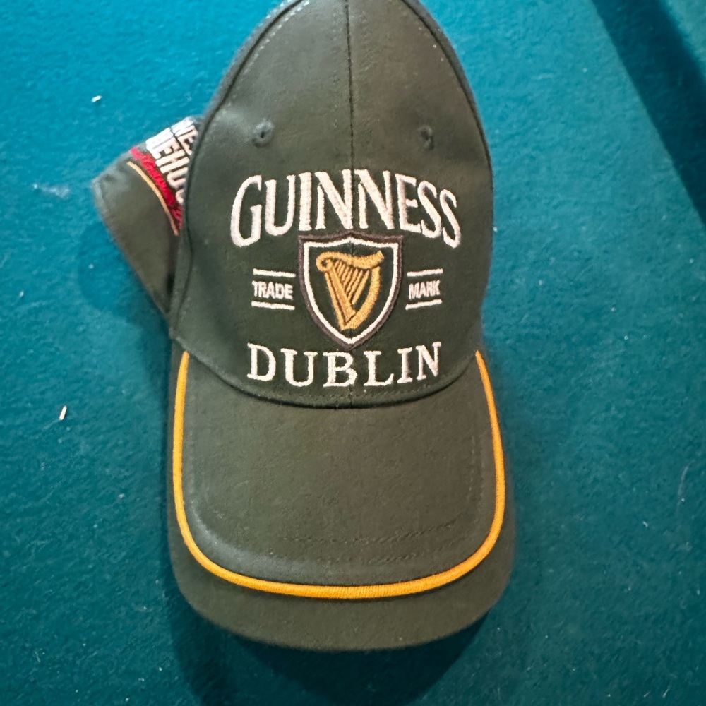 Guinness Green Cap with Yellow Trim